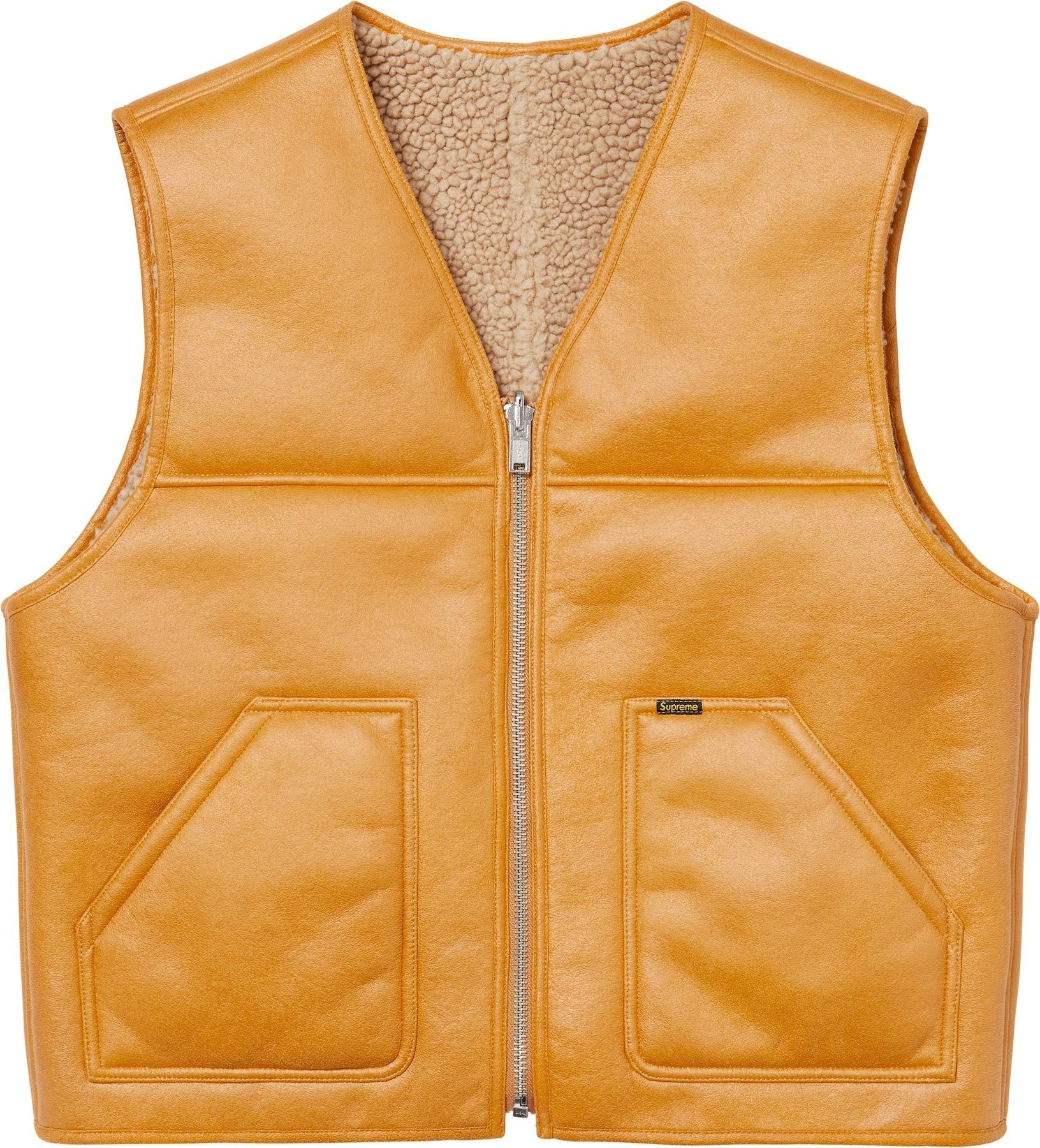 Reversible Faux Shearling Vest view 12